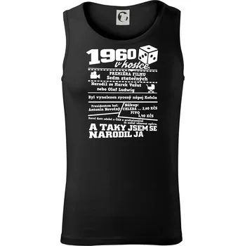 1960 v kostce - Tílko pánské Core - XL ( Černá )