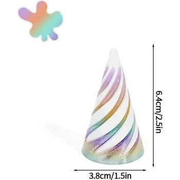 3D spirálová pyramida dekorace | spirálová dekorace, hračka - S11