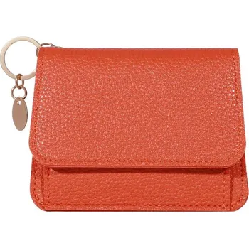 Peněženka Malá koženková peněženka na karty | dámská peněženka, malá peněženka - pomerančový