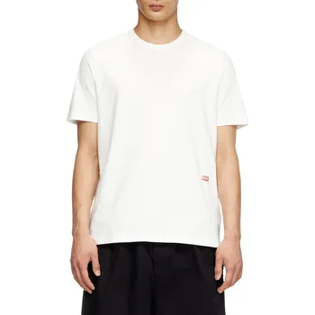 TRIČKO DIESEL T-ADJUST-SLITS-R13 T-SHIRT OFF WHITE