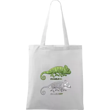 ChameleON_OFF (Hana-creative) - Taška bavlněná - 42 x 38 cm ( Bílá )