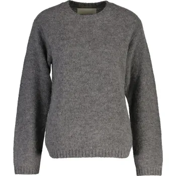 Dámský svetr SVETR GANT ALPACA BLEND C-NECK CHARCOAL MELANGE