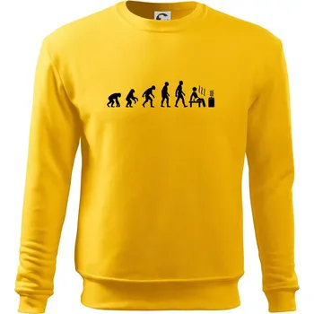 Pánská mikina Evoluce sauna - Mikina Essential pánská - L ( Žlutá )