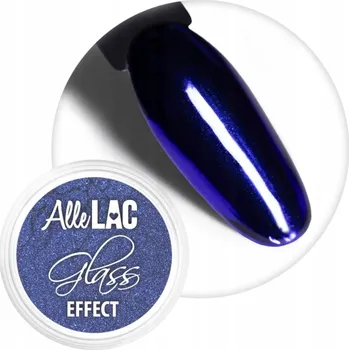 ALLELAC Ozdoby Na Nechty na nehty se skleněným efektem, tmavě modrá Č. 11