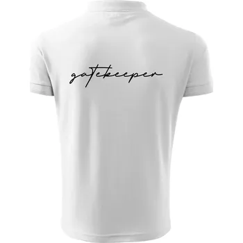 Pánská košile Gatekeeper - Polokošile pánská Pique Polo 203 - 4XL ( Bílá )
