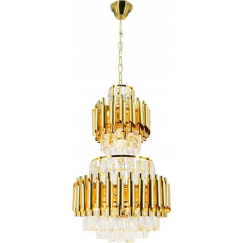 Křišťálový lustr VERSAILLES 6xE27 zlatý Glamour 6231/6 TR