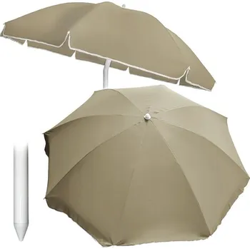 Stínicí technika Pro-Tech shop Naklápěcí slunečník 240 cm, 8 drátů, béžový 41157 OM-281851