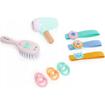 POMEA Djeco - Kadeřnická sada v pouzdře - malý kadeřník pro panenky