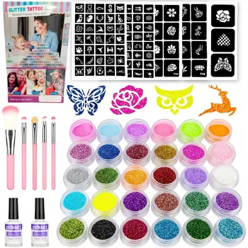 Tetování Sada na třpytivé tetování M-IMP 152 dílů