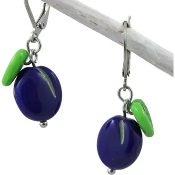 Náušnice Náušnice Švestky