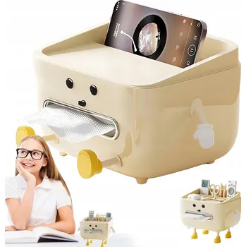 Úložný box NÁDOBA KRABIČKA NA UBROUSKY ORGANIZÉR KRABIČKA Multifunkční úložný prostor