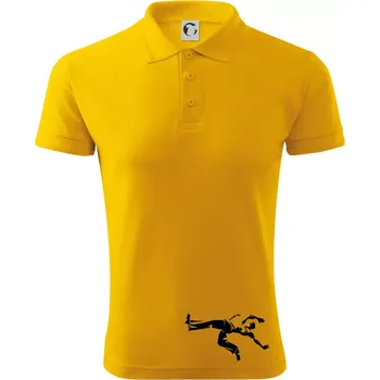 Pánská košile Capoeira velký - Polokošile pánská Pique Polo 203 - 4XL ( Žlutá )