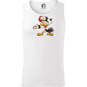 Kohout karatista - Tílko pánské Core - 2XL ( Bílá )