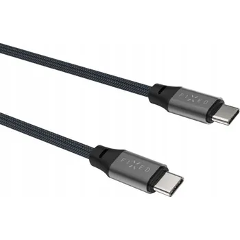 Datový kabel Kabel Fixed USB-C - USB-C 2 m černý
