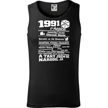 Pánské termoprádlo 1991 v kostce - Tílko pánské Core - S ( Černá )