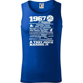 Pánské termoprádlo 1967 v kostce - Tílko pánské Core - 2XL ( Královská modrá )