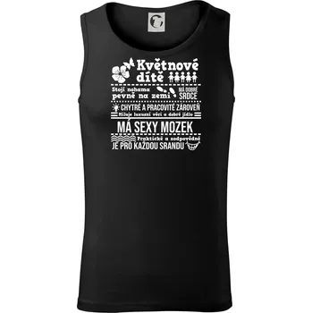 Narozeniny květen - Tílko pánské Core - XL ( Černá )