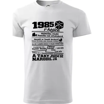 1985 v kostce - Triko extra velké (5-8XL) - 6XL ( Bílá )