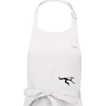 Kuchyňská zástěra Capoeira velký - Pánská zástěra na vaření - Univerzální velikost ( Bílá )