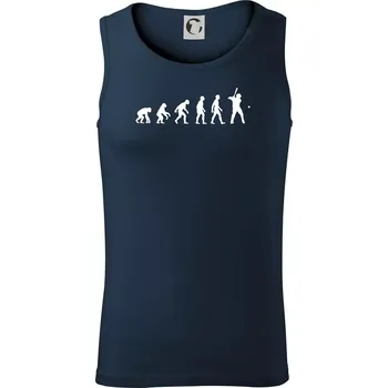 Evoluce baseball pálkař nápřah + míček - Tílko pánské Core - 2XL ( Námořní modrá (velmi tmavá - téměř černá) )