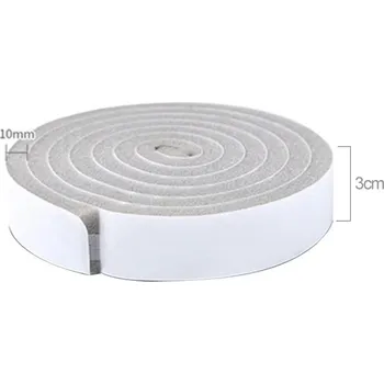 Těsnění do okna a dveří Těsnicí samolepicí páska na dveře a okna | těsnění, páska - Šedá 3cm 1 role