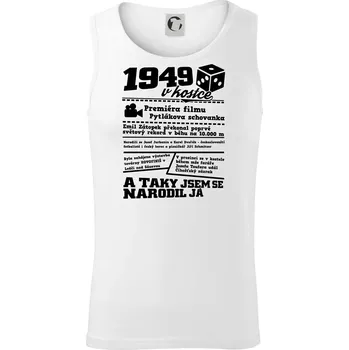 1949 v kostce - Tílko pánské Core - M ( Bílá )
