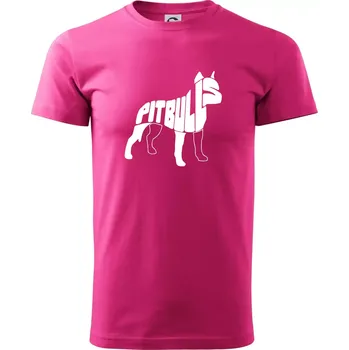 Pit Bull Teriér - Klasické pánské triko vyšší gramáže - XS ( Purpurová )