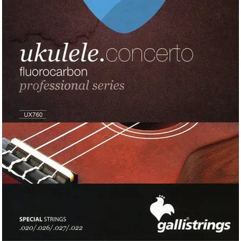 Strunný nástroj Galli UX760 - struny pro koncertní ukulele