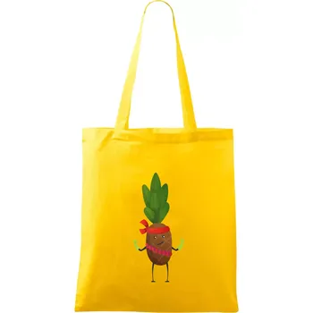 Ananas indián - Taška bavlněná - 42 x 38 cm ( Žlutá )