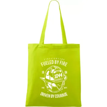 Fueled By Fire - Taška bavlněná - 42 x 38 cm ( Limetková )