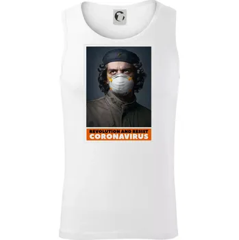 Corona Revolution and resist - Tílko pánské Core - L ( Bílá )