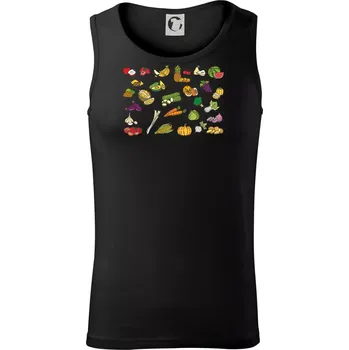 Pánské termoprádlo Ovoce a zelenina - Tílko pánské Core - L ( Černá )