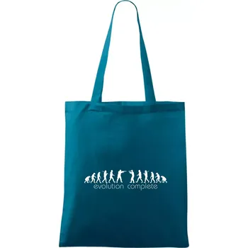 Evoluce kompletní - Taška bavlněná - 42 x 38 cm ( Petrolejová )