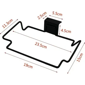 Odpadkový koš Výsuvný držák na odpadkové pytle pro kuchyň | kuchyňský držák, odpadkový koš - Černý