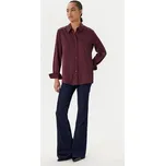 Guess Košile A114 Bordó Regular Fit L