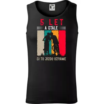 Výročí cyklista 5 - Tílko pánské Core - L ( Černá )