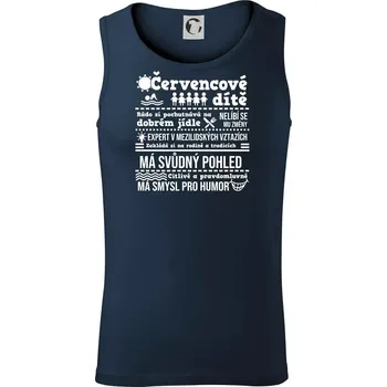 Narozeniny červenec - Tílko pánské Core - XL ( Námořní modrá (velmi tmavá - téměř černá) )