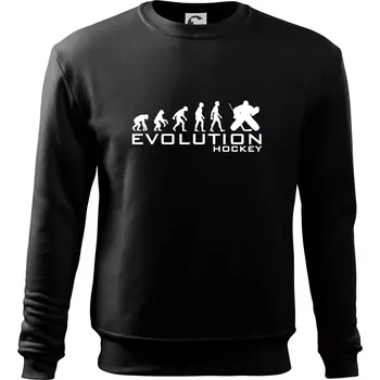 Chlapecké tričko Evoluce Hockey brankář - Mikina Essential dětská - 146 cm/10 let ( Černá )