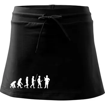 Dámská sukně Evoluce instalatér - Sportovní sukně - two in one - XS ( Černá )