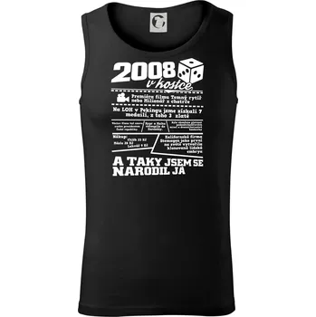 Pánské termoprádlo 2008 v kostce - Tílko pánské Core - M ( Černá )