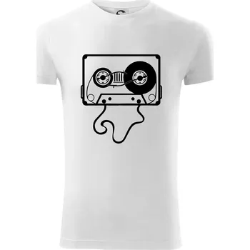 Pánské oblečení Gramo kazeta - Viper FIT - Pánské zůžené tričko - M ( Bílá )