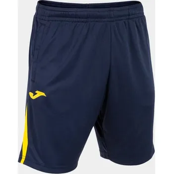 Chlapecké kraťasy Pánské/Chlapecké fotbalové šortky JOMA CHAMPIONSHIP VII BERMUDA NAVY YELLOW Velikost: S, Barva: NAVY-YELLOW
