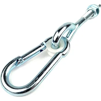 Příslušenství k houpačce SVX Hák houpačkový s karabinou pozinkovaný M12x230mm M12x230mm