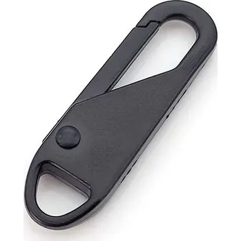 Zip Náhradní jezdec pro opravu zipu | zip jezdec, opravná sada - Černý , Kov , 5 ks