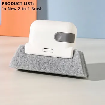 Vysavač na okno Čistič drážek oken rámů a dveří | čistič, kartáč - 01