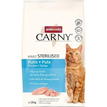 Krmivo pro kočku Animonda CARNY Cat Sterilised kuře a krůta 1,75kg