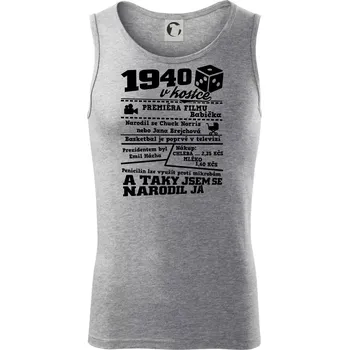 Pánské termoprádlo 1940 v kostce - Tílko pánské Core - 2XL ( Tmavě šedý melír )