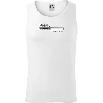 In progress titul PhMr. magistr / magistra filozofie - Tílko pánské Core - L ( Bílá )