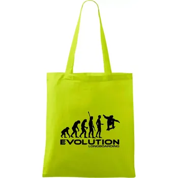 Evoluce longboard jump - Taška bavlněná - 42 x 38 cm ( Limetková )