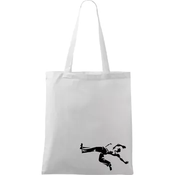 Capoeira velký - Taška bavlněná - 42 x 38 cm ( Bílá )